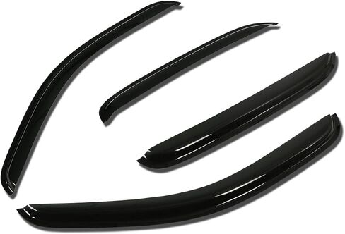 Auto Dynasty Compatible with Chevy Silverado/GMC Sierra 2pcs Tape-On Window Visor Deflector Rain Guard in Saudi Arabia