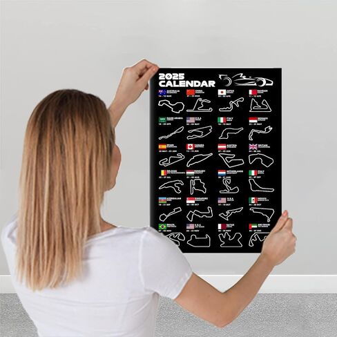 F1 Poster Track Wall Art Picture for Boys Room Office Decor Formula 1 Merchandise Racing Gift （23.6X15.7 inches） in Saudi Arabia
