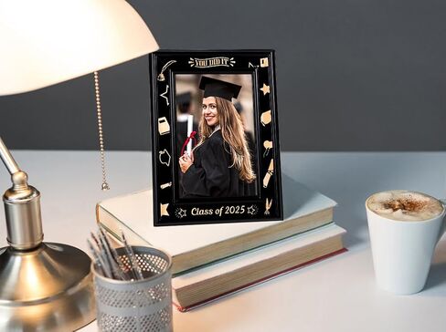 WaaHome You Did It Class of 2024 إطار صورة التخرج إطار صورة خشبي للتخرج هدايا التخرج لخريجي الكلية في المدرسة الثانوية وكبار السن in Kuwait