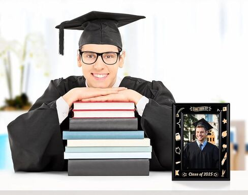 WaaHome You Did It Class of 2024 إطار صورة التخرج إطار صورة خشبي للتخرج هدايا التخرج لخريجي الكلية في المدرسة الثانوية وكبار السن in Kuwait