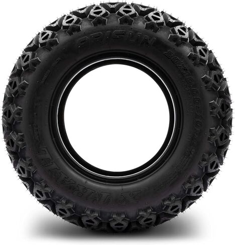 Full set of Arisun X-Trail AT06 20x10-10 (4ply) Golf Cart Tires (4) in Saudi Arabia
