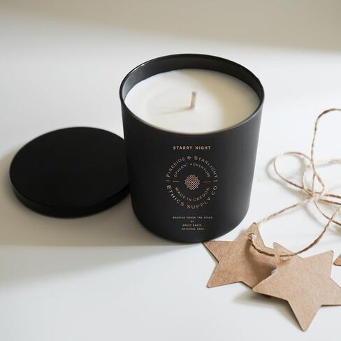 Ethics Supply Co. Ojai Pixie Blossom Candle | 12 oz | Sweet Clementine, Warm Tangerine, White Lily | Infused with Essential Oils & A Premium Grade of Aromatic Oils | 60 Hour Burn Time in Saudi Arabia