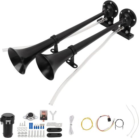 130dB Dual Trumpet Horn for Trucks Boats and Easy to Install in Saudi Arabia