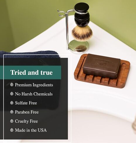 Packer's Pine Tar Soap | The Original Mens Body Soap Made With Natural Pine Tar and Pine Oils | All Natural Mens | Paraben, Sulfate, and Creosote Free (3 Pack) in Saudi Arabia