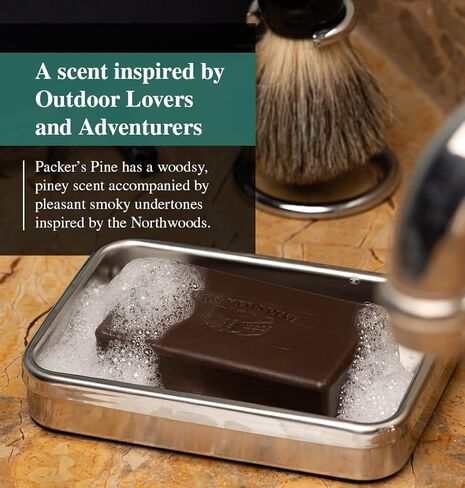 Packer's Pine Tar Soap | The Original Mens Body Soap Made With Natural Pine Tar and Pine Oils | All Natural Mens | Paraben, Sulfate, and Creosote Free (3 Pack) in Saudi Arabia