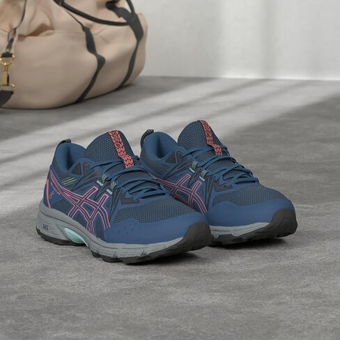 ASICS Women's Gel-Venture 8 Running Shoes, 5.5, Black/Frosted Rose in Saudi Arabia