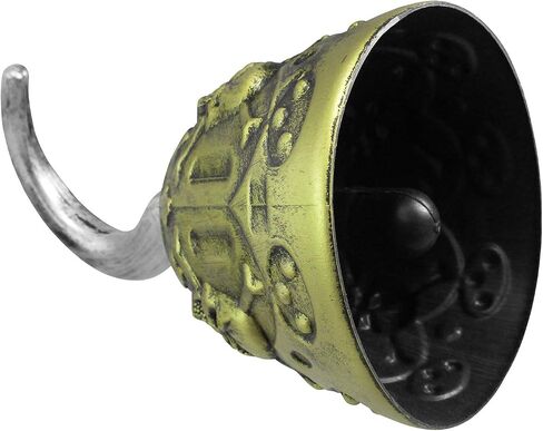 Nicky Bigs Novelties Deluxe Caribbean Pirate Costume Accessory Set Tricorn Hat with Faux Dreads Pirate Sword Hook Eye Patch Gold Earring Halloween Cosplay and Theater Props for Adults in Saudi Arabia