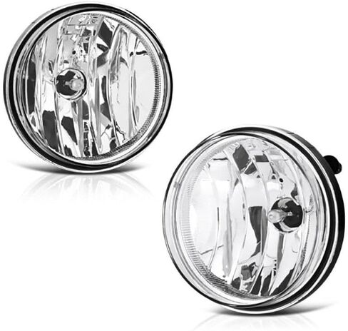 L+ Factory Style Clear Bumper Fog Light Lamps Assembly for GMC for Sierra 1500 Denali/SLE/SLT/WT 07-13 & SL 08-13 for Sierra 2500HD/3500HD Denali 11-13 & SLE/SLT/WT 07-13 in Saudi Arabia