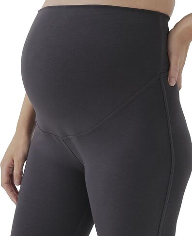 Pact Women's Made with Organic Cotton Maternity Bike Shorts Stretch Waistband Mid-Thigh Length in Saudi Arabia