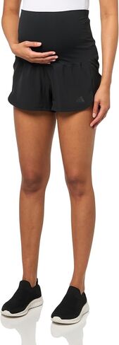 adidas Women's Pacer Stretch Woven Training Maternity Shorts in Saudi Arabia