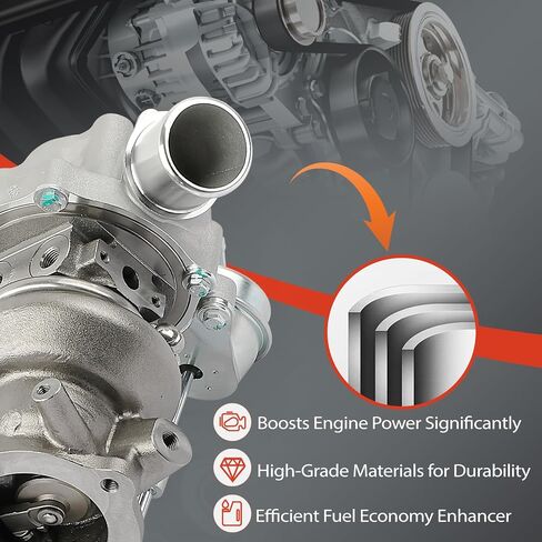 K03 Complete Turbo Turbocharger, Compatible with Hyundai Veloster 2013-2015 & Kia Forte5 2014-2015, Forte Koup 2014, 1.6L G4FJ, Replace OE 667-205, 667205, 5303-970-0306, 28231-2B700, 28231-2B701 in Saudi Arabia