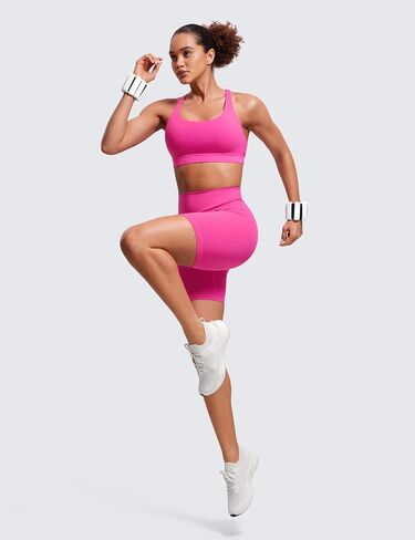 حمالة صدر رياضية للسيدات من CRZ YOGA، حمالة صدر مبطنة للتمرين واللياقة البدنية، وظهر متقاطع in Saudi Arabia