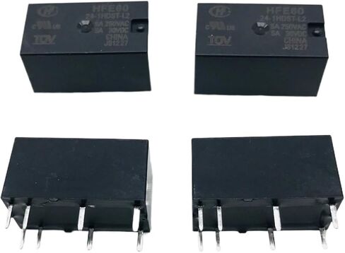 HFE60-24-1HDST-L2 024VDC One على واحد قبالة 8 دبوس مزدوج لفائف 5A التتابع المغناطيسي ، 1pcs in Saudi Arabia