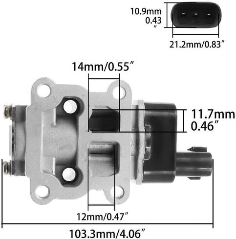 No.:22270-74290 22270 74291 Idle Air Control Valve IACV Gasket/Fit for Toyota Camry Celica Solara 2.2L 1996-1999 2227074290(Valve and Plug) in Saudi Arabia