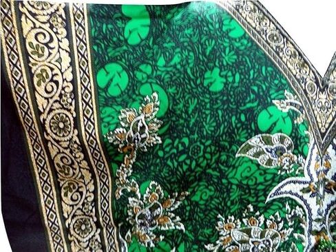 طباعة الأزهار الطويلة Caftan Tunic Dress Nightdress Beach Maxi Kaftan Nightwear بالإضافة إلى التستر على النساء in Kuwait