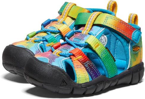 KEEN Seacamp 2 CNX Closed Toe Sandals, Black/Steel Grey, 12 US Unisex Big Kid in Kuwait