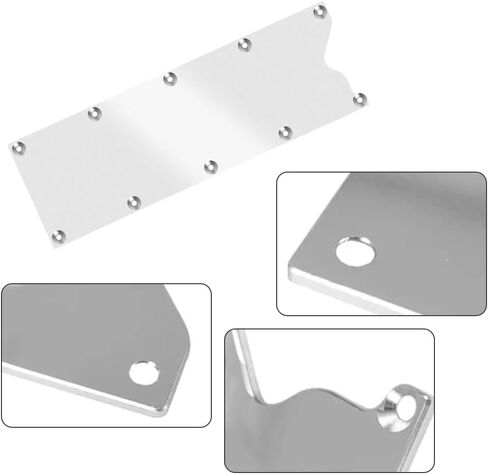 Valley Cover, 1 PC Car 1 Valley Pan Cover Plate with Gasket, Compatible with Gen 3 Engine Blocks LSX LS1 LM7 LR4 LQ4 LS6 L59 LQ9 LM4 L33 Engine (Silvery) in Saudi Arabia