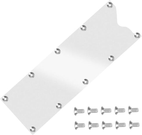 Valley Cover, 1 PC Car 1 Valley Pan Cover Plate with Gasket, Compatible with Gen 3 Engine Blocks LSX LS1 LM7 LR4 LQ4 LS6 L59 LQ9 LM4 L33 Engine (Silvery) in Saudi Arabia