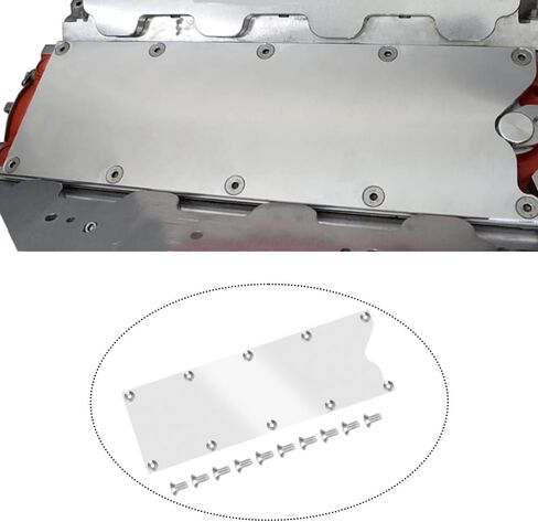 Valley Cover, 1 PC Car 1 Valley Pan Cover Plate with Gasket, Compatible with Gen 3 Engine Blocks LSX LS1 LM7 LR4 LQ4 LS6 L59 LQ9 LM4 L33 Engine (Silvery) in Saudi Arabia