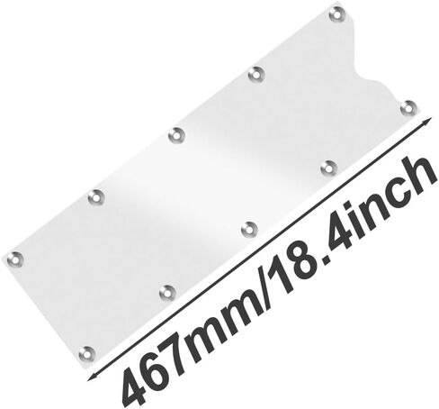 Valley Cover, 1 PC Car 1 Valley Pan Cover Plate with Gasket, Compatible with Gen 3 Engine Blocks LSX LS1 LM7 LR4 LQ4 LS6 L59 LQ9 LM4 L33 Engine (Silvery) in Saudi Arabia