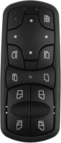 9438200097 9438200197 10 Pins Right Hand Driving Electric Master Window Switch Car A9438200197 for Mercedes-Benz Actros MPII(Black-10 Pins) in Saudi Arabia