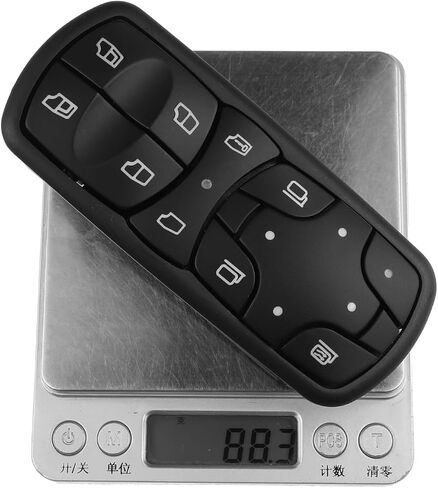 9438200097 9438200197 10 Pins Right Hand Driving Electric Master Window Switch Car A9438200197 for Mercedes-Benz Actros MPII(Black-10 Pins) in Saudi Arabia