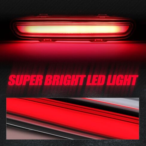 Auto Dynasty Full LED Black Housing 3rd Third Tail Brake Light Rear Center High Mount Stop Lamp Compatible with Charger 06-10 in Saudi Arabia