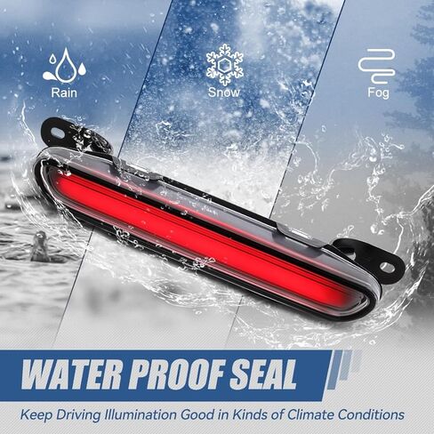 Auto Dynasty Full LED Black Housing 3rd Third Tail Brake Light Rear Center High Mount Stop Lamp Compatible with Charger 06-10 in Saudi Arabia