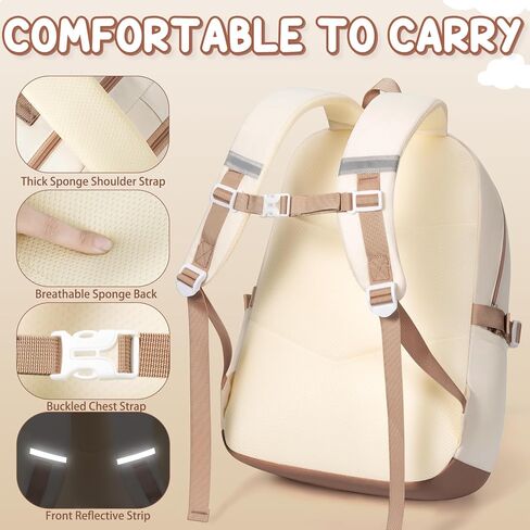 حقيبة الظهر Fimibuke Kids for Girls ، 3 PCS Proof Girls Backpack with Box Box & Pencil Case ، Lightweight Bookbag مجموعة حقيبة مدرسة Teen Girl Travel لطلاب المدارس الثانوية الابتدائية in Kuwait