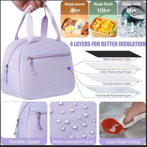 حقيبة الظهر Fimibuke Kids for Girls ، 3 PCS Proof Girls Backpack with Box Box & Pencil Case ، Lightweight Bookbag مجموعة حقيبة مدرسة Teen Girl Travel لطلاب المدارس الثانوية الابتدائية in Kuwait