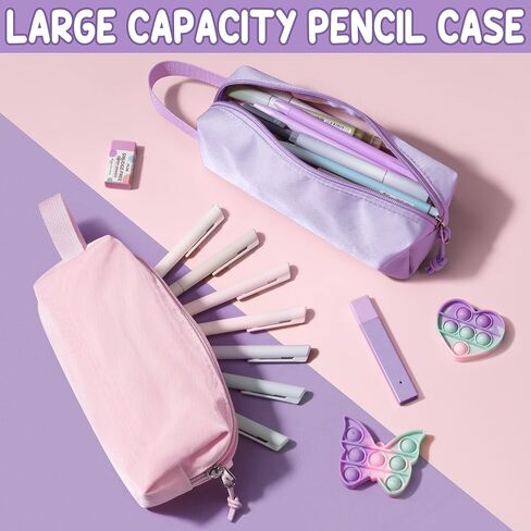 حقيبة الظهر Fimibuke Kids for Girls ، 3 PCS Proof Girls Backpack with Box Box & Pencil Case ، Lightweight Bookbag مجموعة حقيبة مدرسة Teen Girl Travel لطلاب المدارس الثانوية الابتدائية in Kuwait