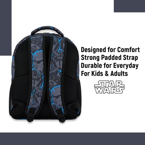 STAR WARS Allover Print Backpack - Darth Vader, Storm Trooper, Yoda, Luke Skywalker, Han Solo and Chewbacca - Adult and Kids School Bag in Saudi Arabia