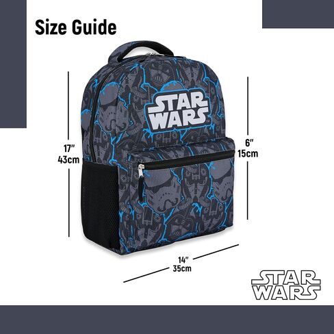 STAR WARS Allover Print Backpack - Darth Vader, Storm Trooper, Yoda, Luke Skywalker, Han Solo and Chewbacca - Adult and Kids School Bag in Saudi Arabia
