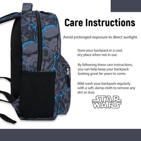 STAR WARS Allover Print Backpack - Darth Vader, Storm Trooper, Yoda, Luke Skywalker, Han Solo and Chewbacca - Adult and Kids School Bag in Saudi Arabia