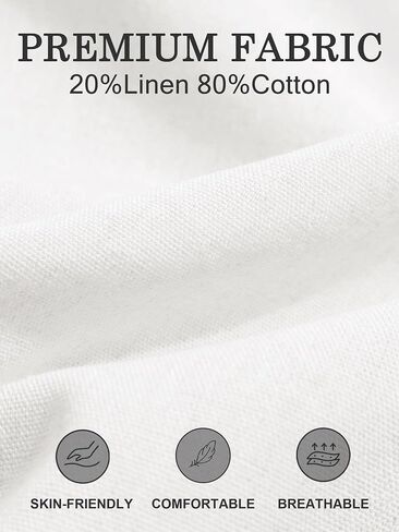PLEPAN Men's Linen Pants Elastic Waist Drawstring Casual Summer Beach Lightweight Yoga Trousers Loose Fit in Saudi Arabia