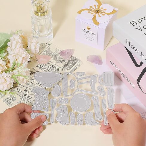 GLOBLELAND Camping Tent Telescope Cutting Dies for DIY Scrapbooking Metal Gnomes Tree Die Cuts Embossing Stencils Template for Paper Card Making Decoration Album in Saudi Arabia
