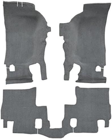 Automotive Carpet Compatible with 2007 to 2010 Jeep Wrangler, Passenger Area (801-Black Plush Cut Pile) in Saudi Arabia