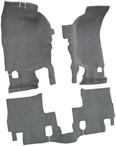Automotive Carpet Compatible with 2007 to 2010 Jeep Wrangler, Passenger Area (801-Black Plush Cut Pile) in Saudi Arabia