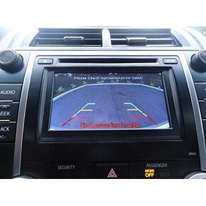 طقم كاميرا احتياطية لسيارة Toyota Camry SE وXLE (2012-2014) لعرض المصنع (اللون: أسود)