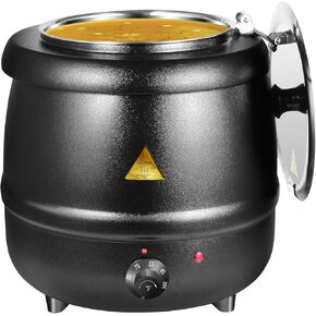 سخانات الطعام التجارية، AGKTER، وعاء إدخال من الفولاذ المقاوم للصدأ، التحكم في درجة الحرارة - 10.5 كوارت، مثالية للمطاعم والعائلات الكبيرة (حديد الزهر، 10.5 لتر/10 لتر) in Kuwait