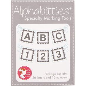 It's Sew Emma Grey Alphabitties Specialty Marking Tool, Varies