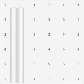 2 Rolls Dotted Pattern Paper for Sewing 45 Inches x 10 Yards Alpha Numeric Tracing Paper Roll White Drafting Paper Alphanumeric Marking Paper for Dressmaking Pattern Drafting