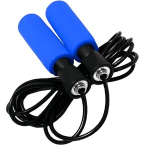 Jump Rope, Smooth Ball Bearing Tangle-Free Skipping Rope, Adjustable Jumping Ropes with Foam Handles, Ideal for Aerobic Exercise Like Boxing, Fitness and Endurance Training- Red