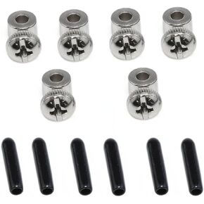 Meuey Lyot-Replace the jump rope adjustable screw end cover，For quick jump rope, jump rope end cap parts cable accessories -6pcs
