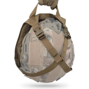 حقيبة خوذة تكتيكية من LIVANS، حقيبة تخزين NVG مبطنة وحقيبة ملحقات خوذة تكتيكية مع لوحة خطافية للرؤية الليلية وحقيبة تخزين حماية in Kuwait