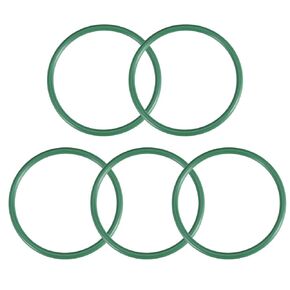 uxcell Fluorine Rubber O-Rings, 55mm OD 48.8mm ID 3.1mm Width FKM Seal Gasket for Machinery Plumbing, Green, Pack of 5