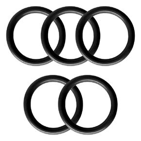 Bettomshin 10Pcs Nitrile Rubber O-Rings, 48mm OD 38mm ID 5mm Width, Metric Buna-Nitrile Sealing Gasket Washer for Faucet Household Pipeline Pressure Relief Valve Hydraulic Pipeline Black