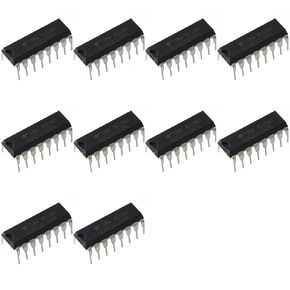 10pcs ULN2003APG ULN2003 2003 NPN Transistors Darlington 7-Circuit Sink Driver, 500 mA 50 V HFE:1000, 16-Pin