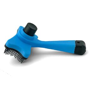 Self-Cleaning Retractable Grooming Brush for Small Dogs and Cats - 4.75" Size
