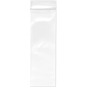Plymor Heavy Duty Plastic Reclosable Zipper Bags, 4 Mil, 2" x 6" (Pack of 100)